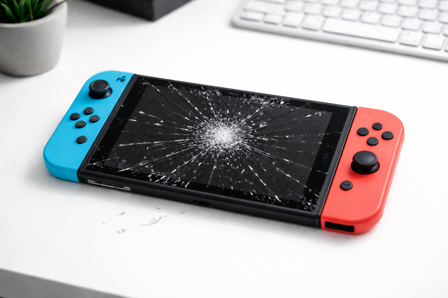 Switch フロントパネルと液晶パネルの違い｜ガラス割れ・液晶故障・ゴーストタッチの見分け方
