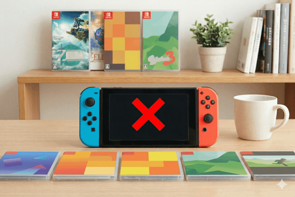 【Switch】ゲームソフトが読み込めない・エラーが出る原因は？データそのまま即日修理！