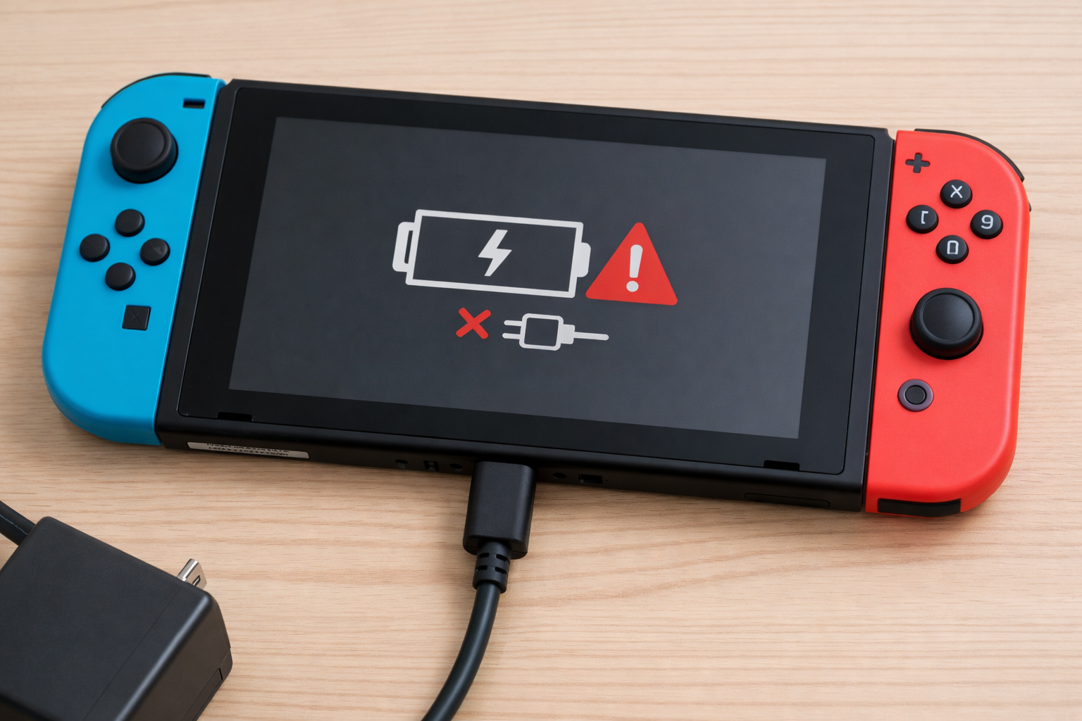 SwitchのACアダプターが反応しない時の確認事項｜充電できない原因の切り分けチェックリスト