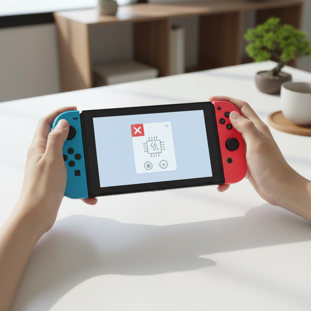 SwitchのSDカードエラーで表示される代表的なメッセージ