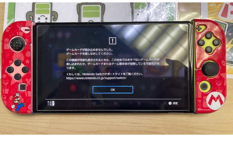 Nintendo Switch（有機ELモデル）のゲームカードが読み込めない症状を改善｜【SwitchMaster五反田店】